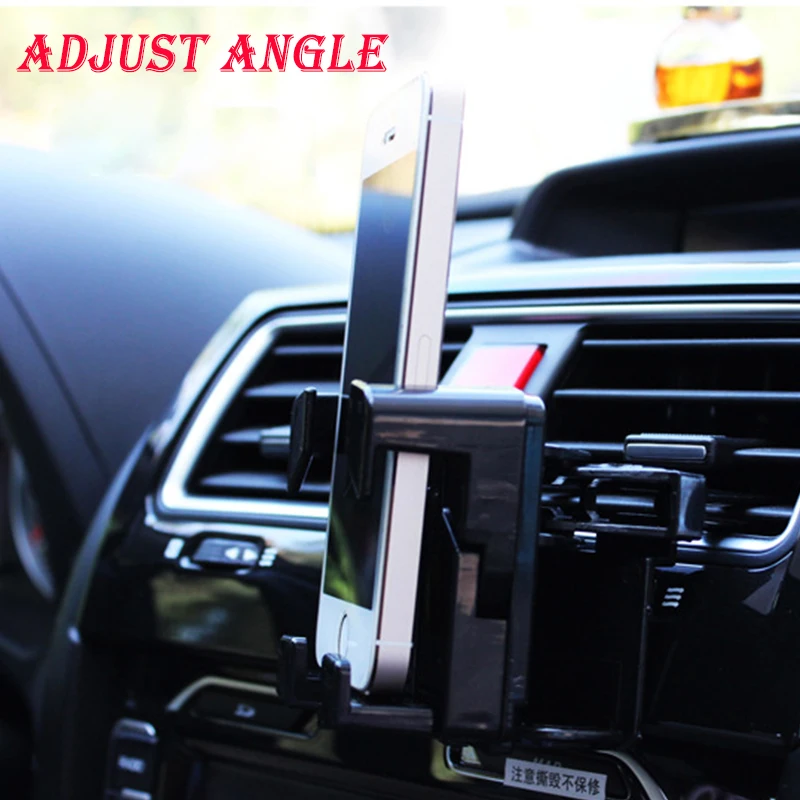 5D углеродный Автомобильный держатель для телефона с воздушным выходом кронштейн