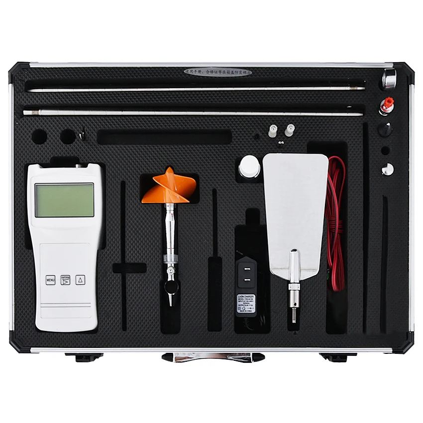 

LS1206B Liquid flow meter range 0.05~8m/s / portable velocity meter Continuous working 24 hours turning propeller diameter 60mm