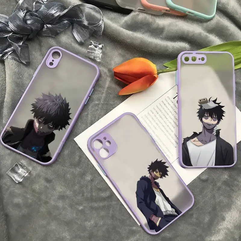 

My Hero Academia Dabi Fire Phone Case matte transparent For iphone 7 8 11 12 plus mini x xs xr pro max cover