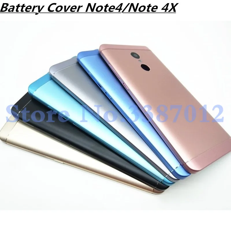 Для Xiaomi Redmi Note 4 Задняя крышка батареи чехол Redmi Note 4 Global для Xiaomi Redmi Note 4x Корпус задняя крышка чехол