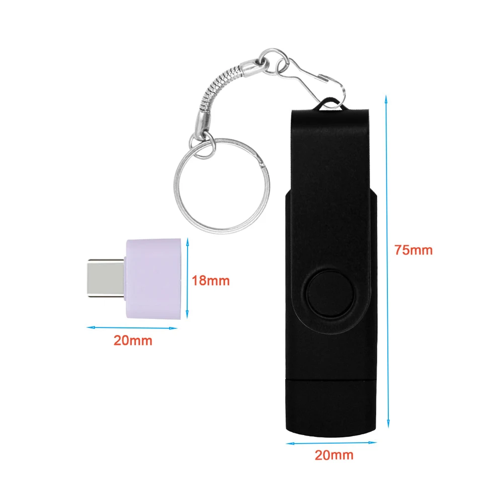 

New Micro OTG USB Flash Drive For Android Phone/PC pen drive Memory Stick 4GB 8G 16G 32GB 64GB photography gift Usb Pendrive 2.0