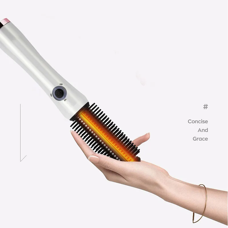 Беспроводной выпрямитель для волос USB аккумуляторная щетка выпрямления