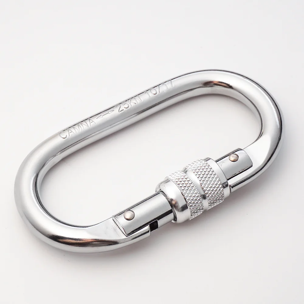 

D Shape Mountaineering Buckle Hook Safety Lock Professional Climbing Carabiner Outdoor Climbing Equipment Accessory