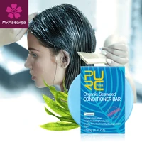 seaweed conditioner bar shampoo soap vegan handmade repair damage frizzy hair shampoo soap