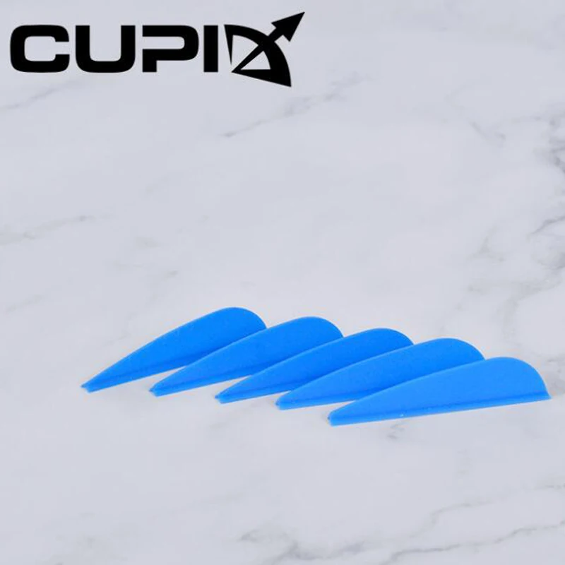 50Pcs 1.75 inch Feathers Arrow Feather Fletching For Any Broadheads 5 Colors Archery Hunting Target Bows DIY Tool - купить по