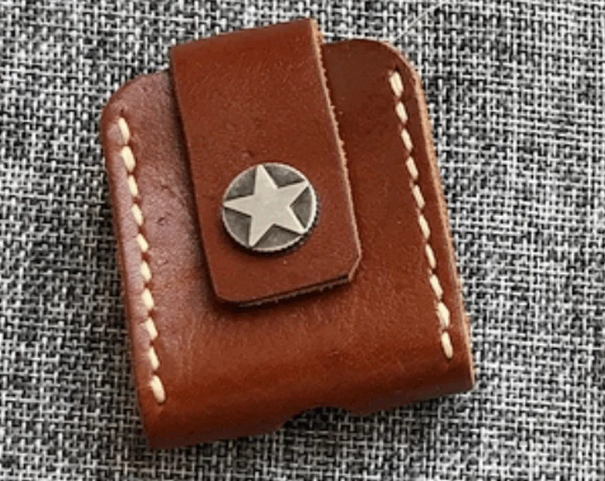 Чехол из натуральной кожи для прикуривателя Z бренда Зажигалка первого слоя