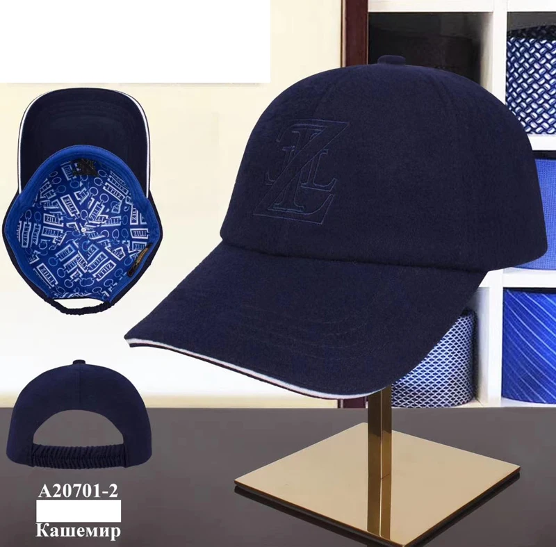 

cap Cashmere Billionaire winter thick men's 2021 new fashion casual warm embroidery high quality Plus size Hat free shipping