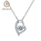 Женское ожерелье из серебра 925 пробы, с бриллиантом, 5,0 карат