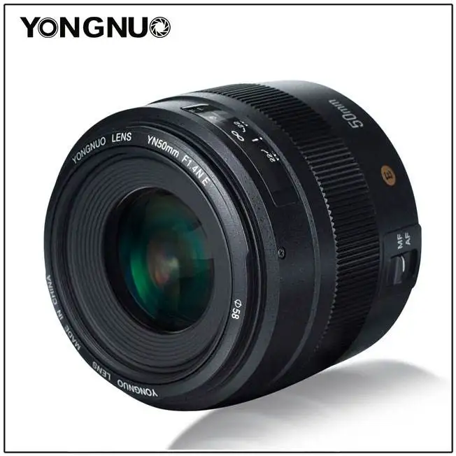 Объектив YONGNUO YN 50 мм стандартный основной объектив F1.4 с большой апертурой и
