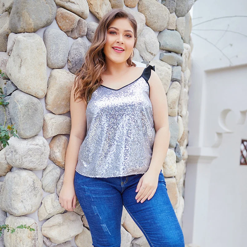 Женский сексуальный ночной клубный Топ рубашка жилет женские топы блестящий с