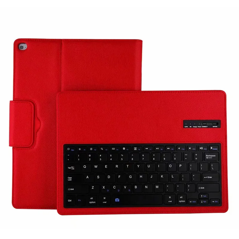 FULAIKATE Bluetooth клавиатура для iPad Pro 12 9 2015/2017 подставка литчи Чехол книжка Съемная