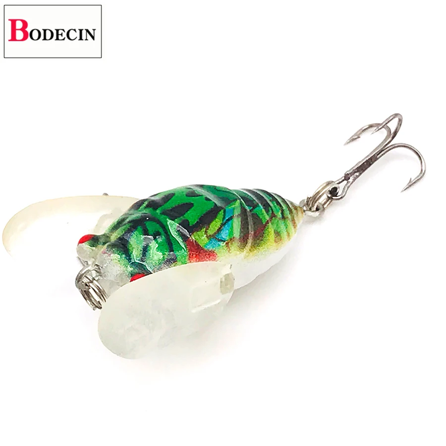 C5 1PCS Cicada Swimbait Джеркбейт рыболовный снасти/безделушки/Искусственные/поддельные приманки для форель окунь Троллинг насекомое/жесткий/Рыбалка/Поверхностная приманка - Цвет: C5 1PCS