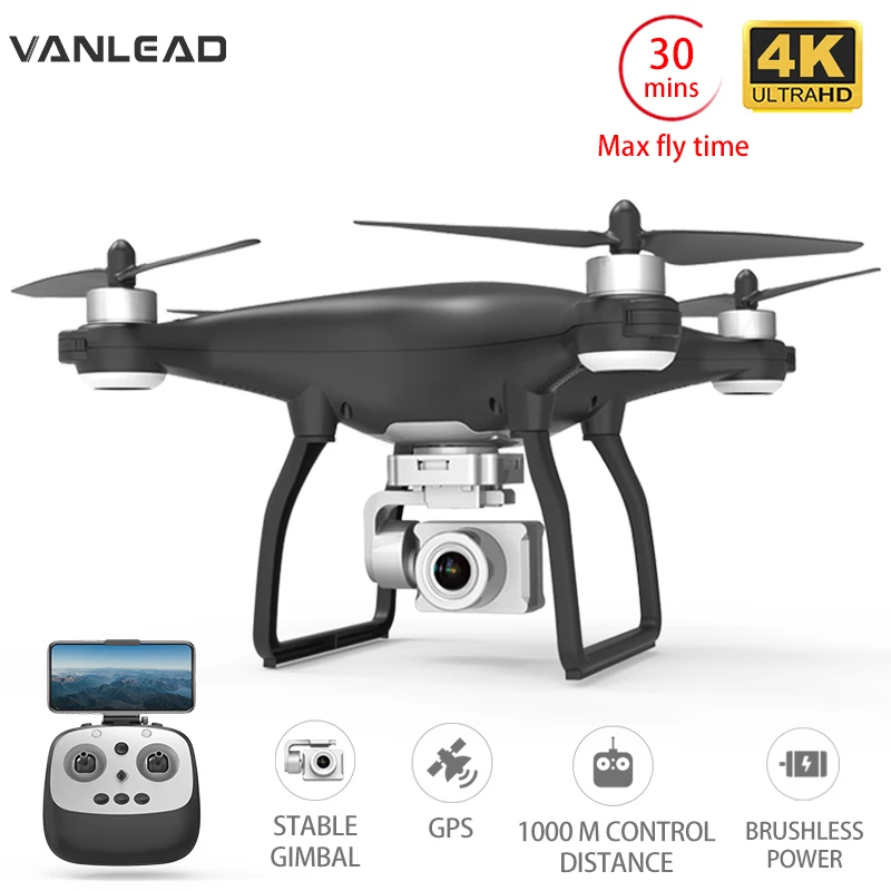 Дрон X35 4K HD камера Профессиональный RC дроны GPS FPV WiFi 30 минутный летный Квадрокоптер