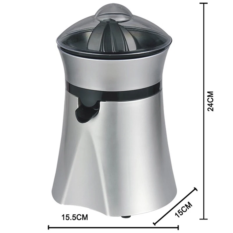 50 Вт электрическая соковыжималка из нержавеющей стали для цитрусовых