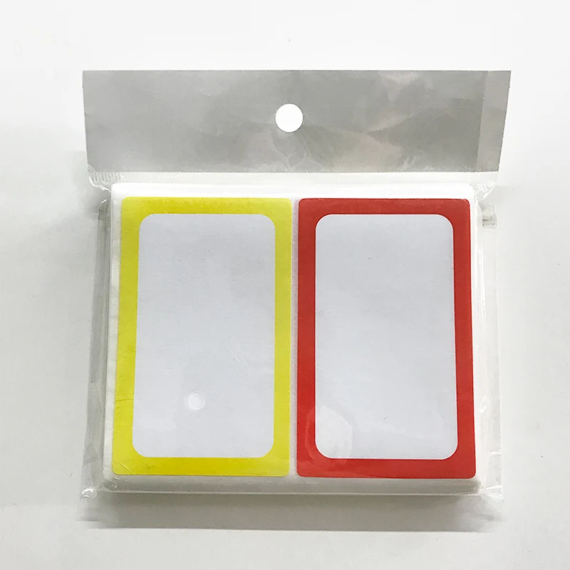 Colorful Plain Name Tag Stickers Peel and Stick Name Badges Border Name Labels for School Office, Home Can Be Used on Cloth 3*2"