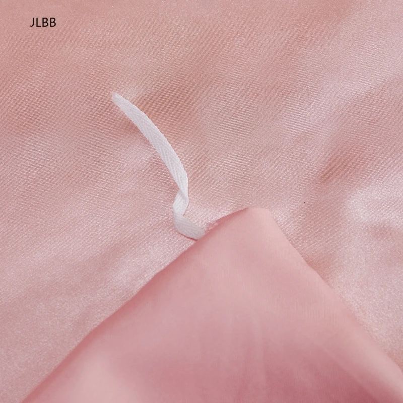 

2020 New satin silk solid color bedding sets Home Textile Twin Queen King size bed sets high-end duvet cover sets