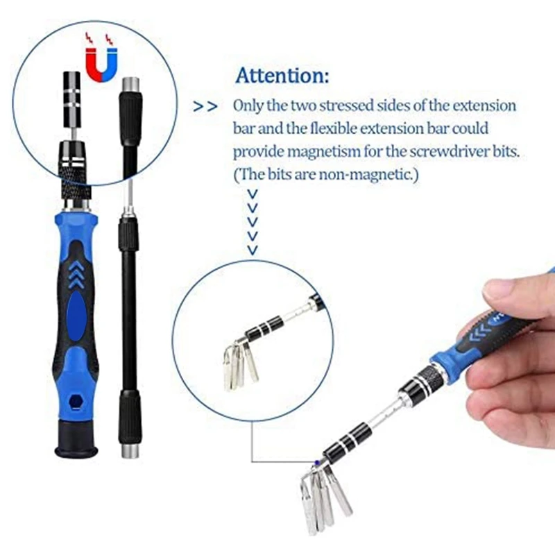 

121 Pcs Screwdriver Repair Tool Kit & 1 Set Coaxial Cable Crimping Tool Kit Compression Pliers and Wire Strippers