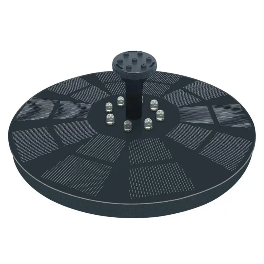 

Durable 1 Set Fashion Solar Garden Bird Bath Fountain Easy to Use Water Fountain Submersible for Garden