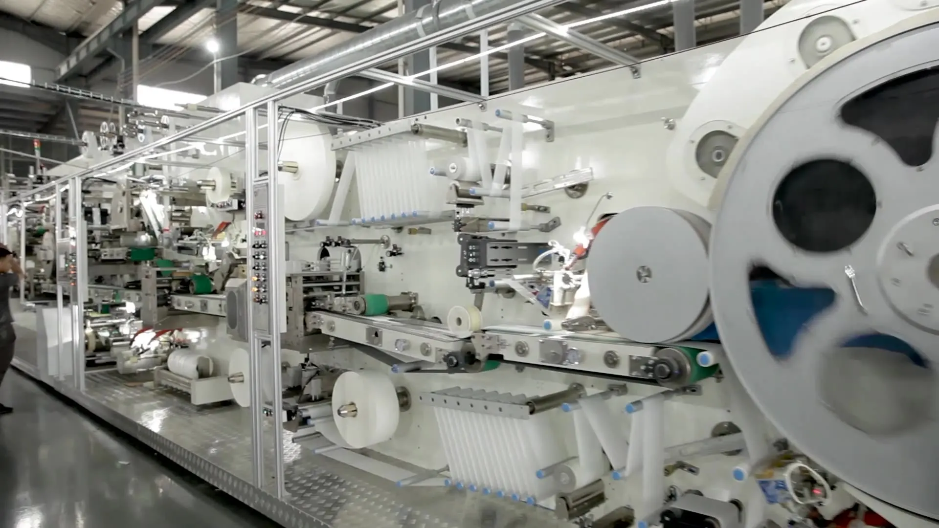 

Full Servo T Shape Baby Diaper Production Pull on Baby Diaper Machine