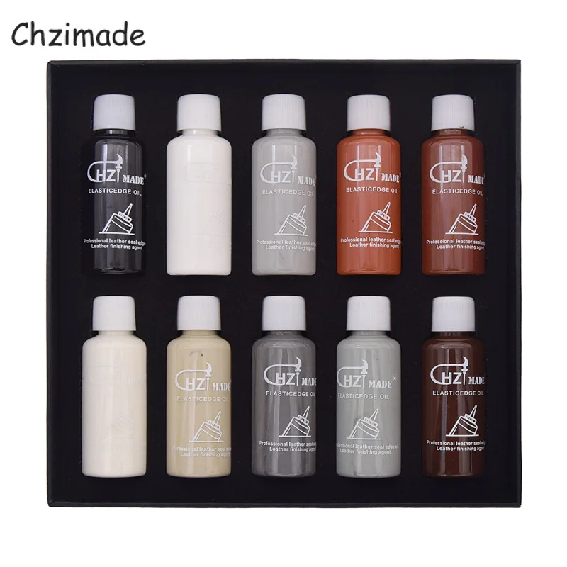 Chzimade 10 шт./лот 30 мл Краска для краев кожи краситель маслом основные