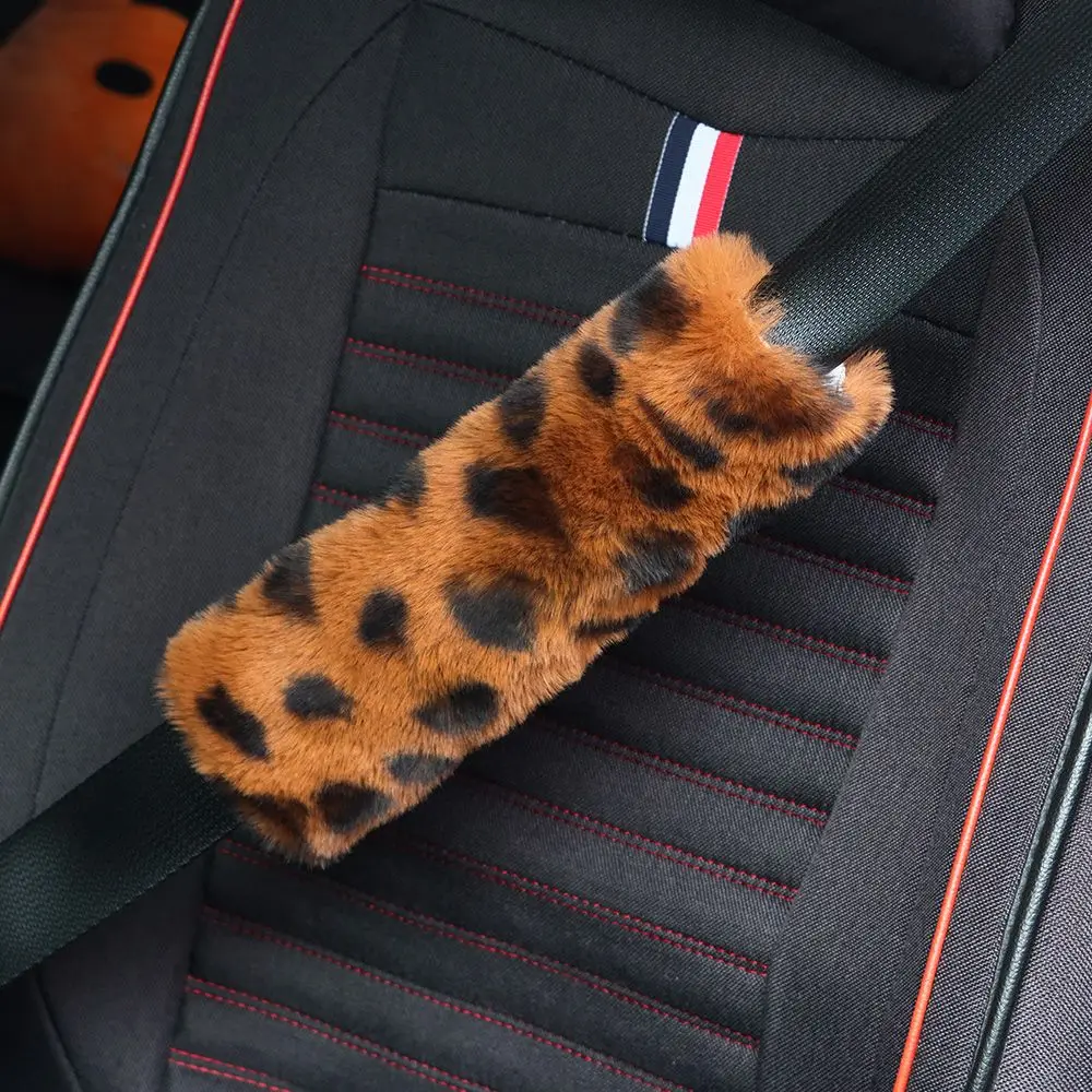 Чехол из искусственной овечьей кожи для ремня безопасности | Автомобили и