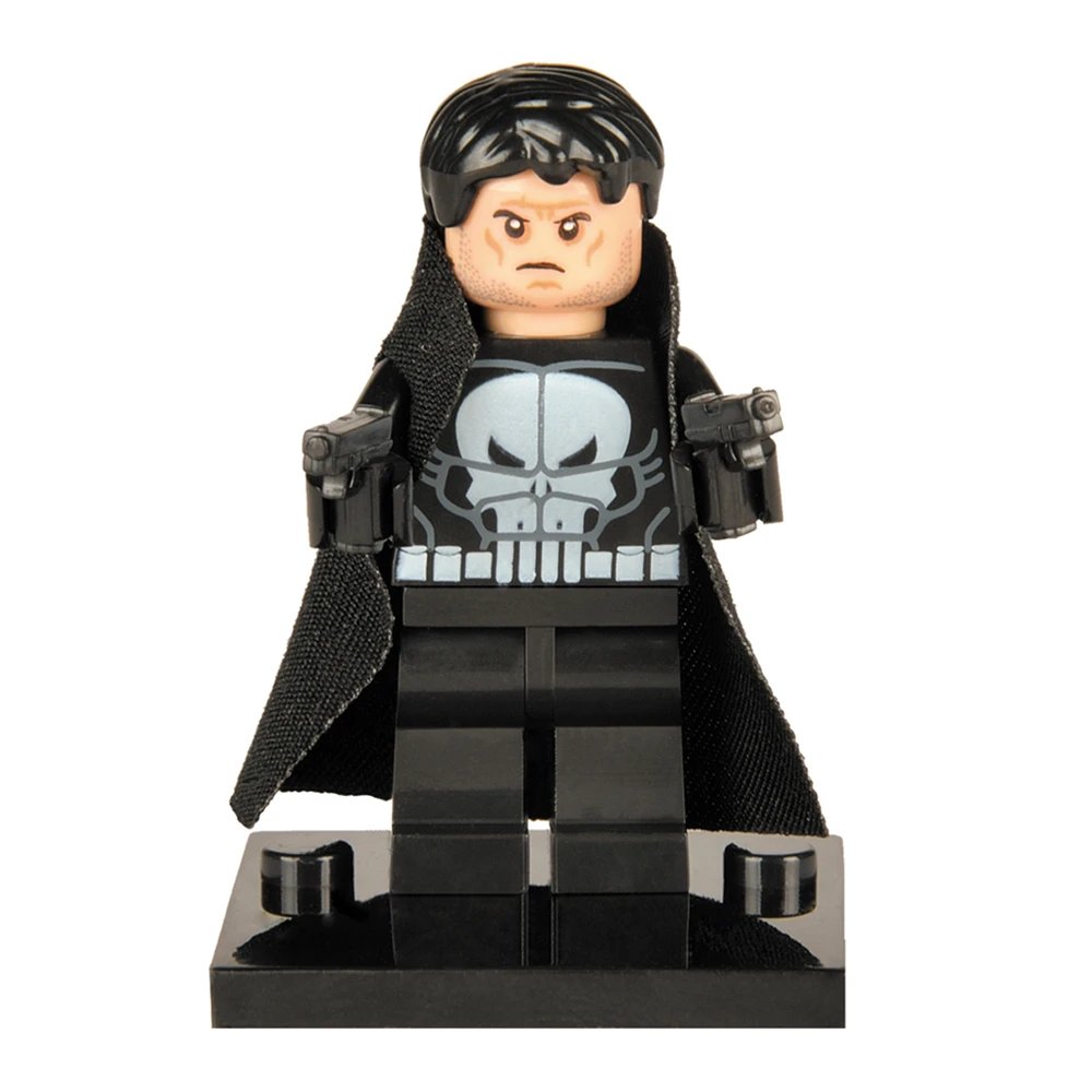 Одиночная продажа Каратель Франк замок Супер Герои Мстители Мини фигурки