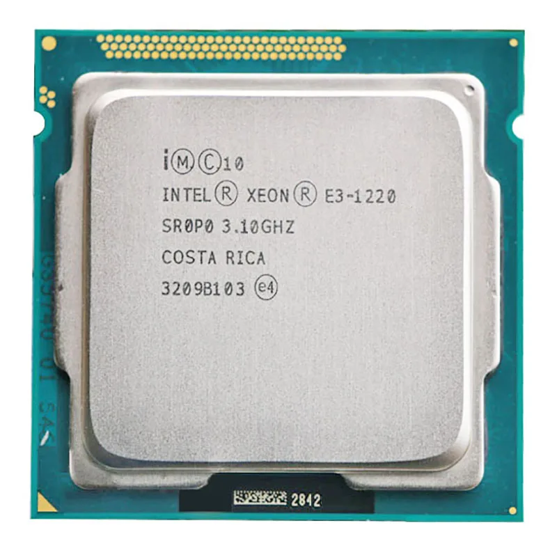 Intel Xeon E3-1220 Процессор E3 1220 3,1 ГГц 8 Мб 80 Вт socket 1155 ЦП сервера