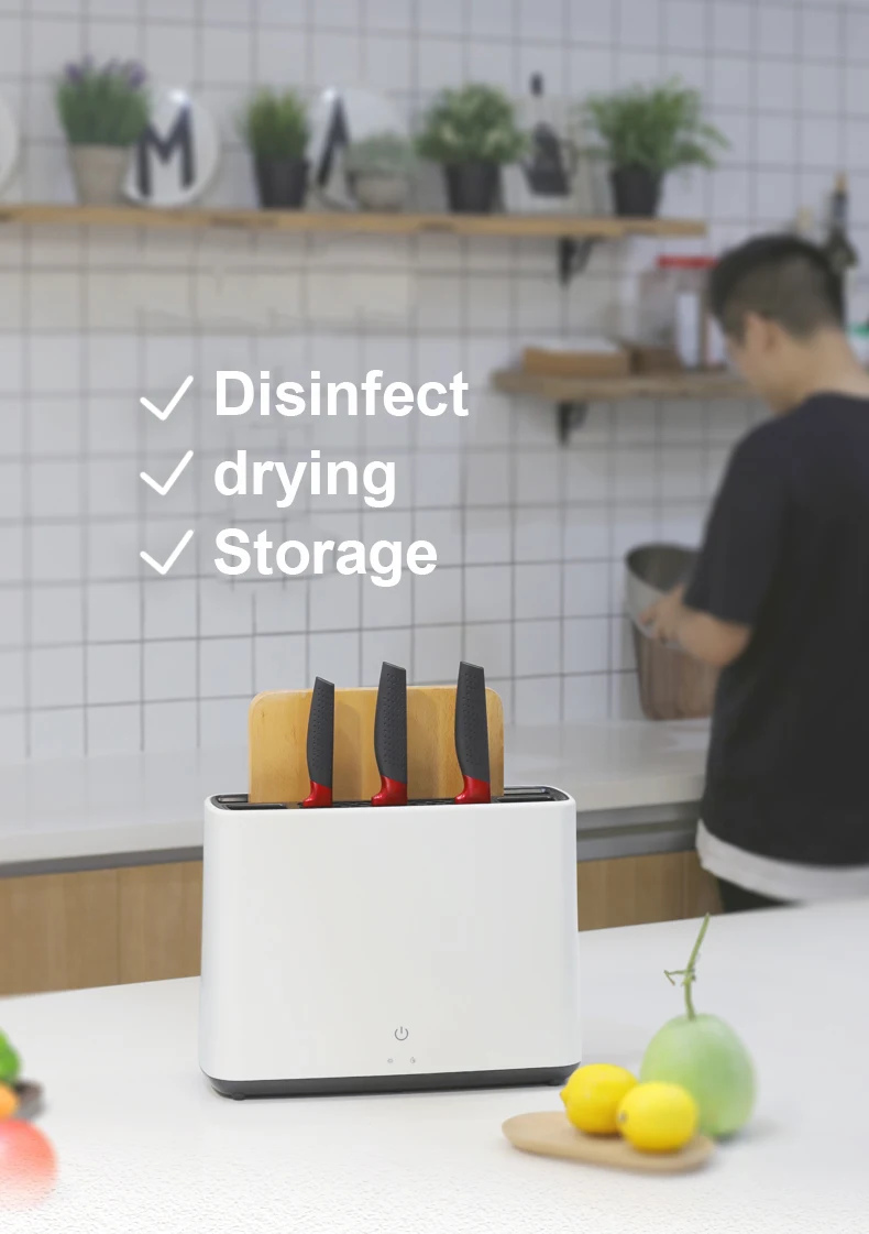 Кухонная умная полка для стерилизации столовых приборов держатель ножей ложек