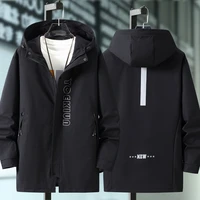 plus 10xl 9xl 8xl 7xl 6xl men jacket coat fashion trench coat new spring autumn brand casual fit overcoat jacket outerwear male
