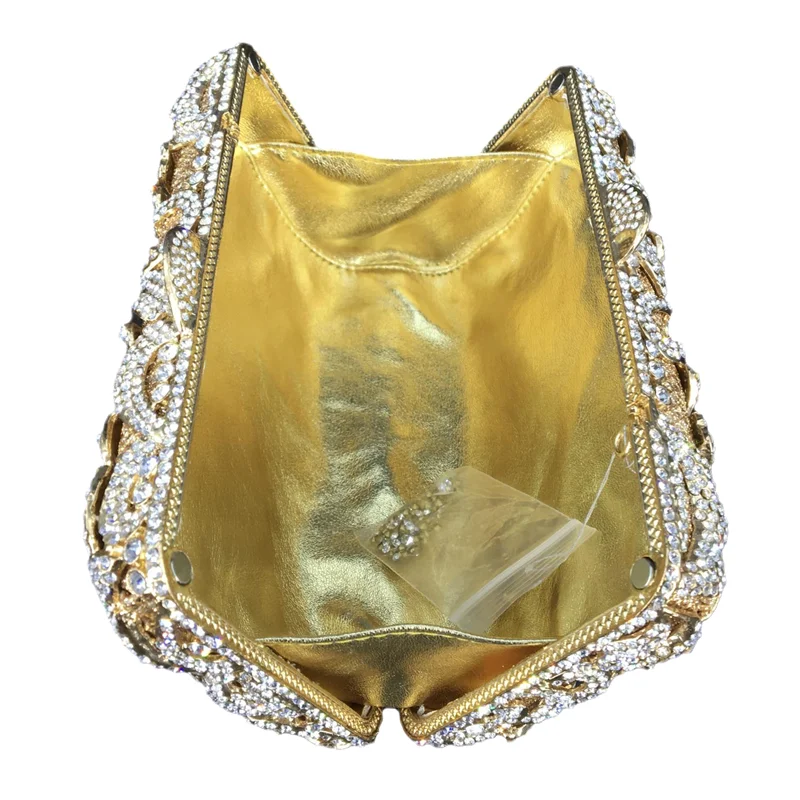 Модные вечерние дамские сумочки ручной работы с камнями и кристаллами клатч