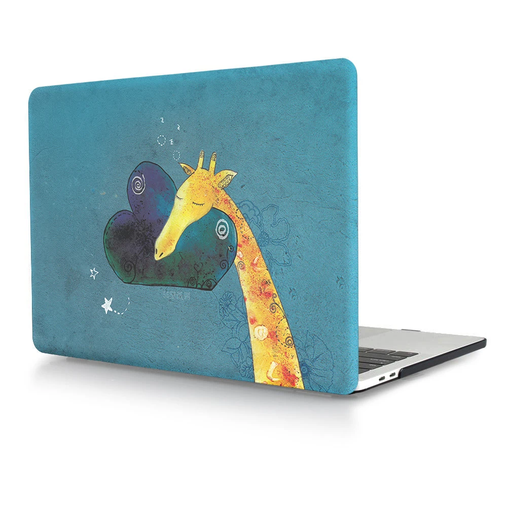 Чехол HRH из твердого поликарбоната с изображением мультяшных животных защитный