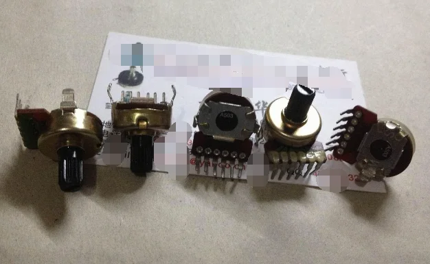 5 шт./лот 161 Вертикальный двойной потенциометр громкости сабвуфера A503 A50K ручка