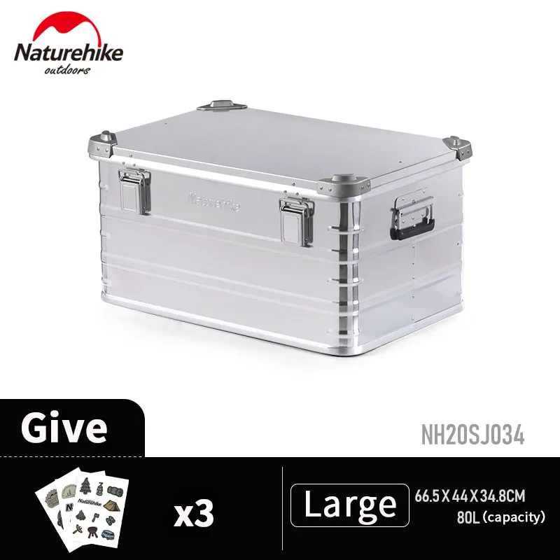 Туристический переносной бокс Naturehike 30-80 л из алюминиевого сплава вместительный