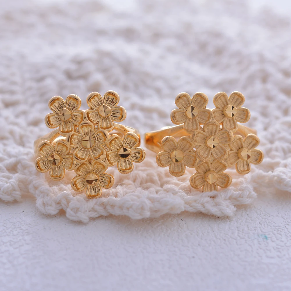 Wando яркое/матовое кольцо с цветком популярный дизайн очаровательный стиль для