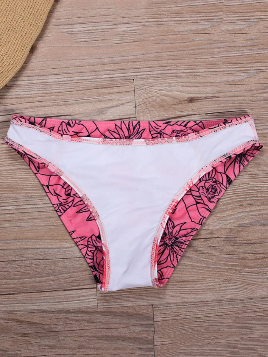 Beachwear Female Maillot Brazilian Summer Women Set Ruffle Push Up Sexy Bathing Suit Triangle Sets | Женская одежда