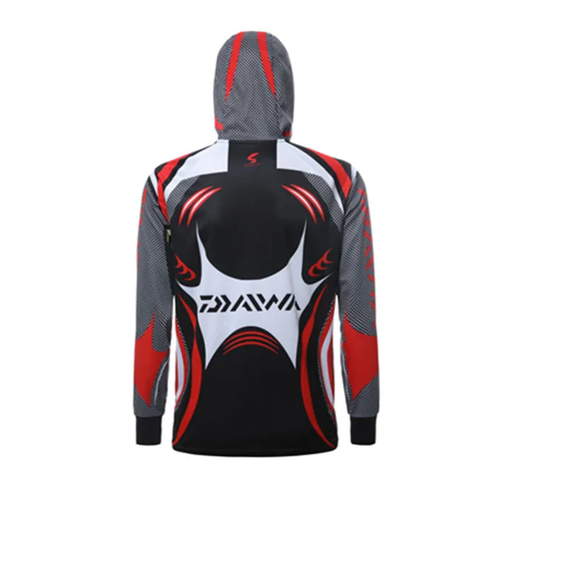 Daiwa анти УФ дышащая быстросохнущая походная одежда для рыбалки Летняя мужская