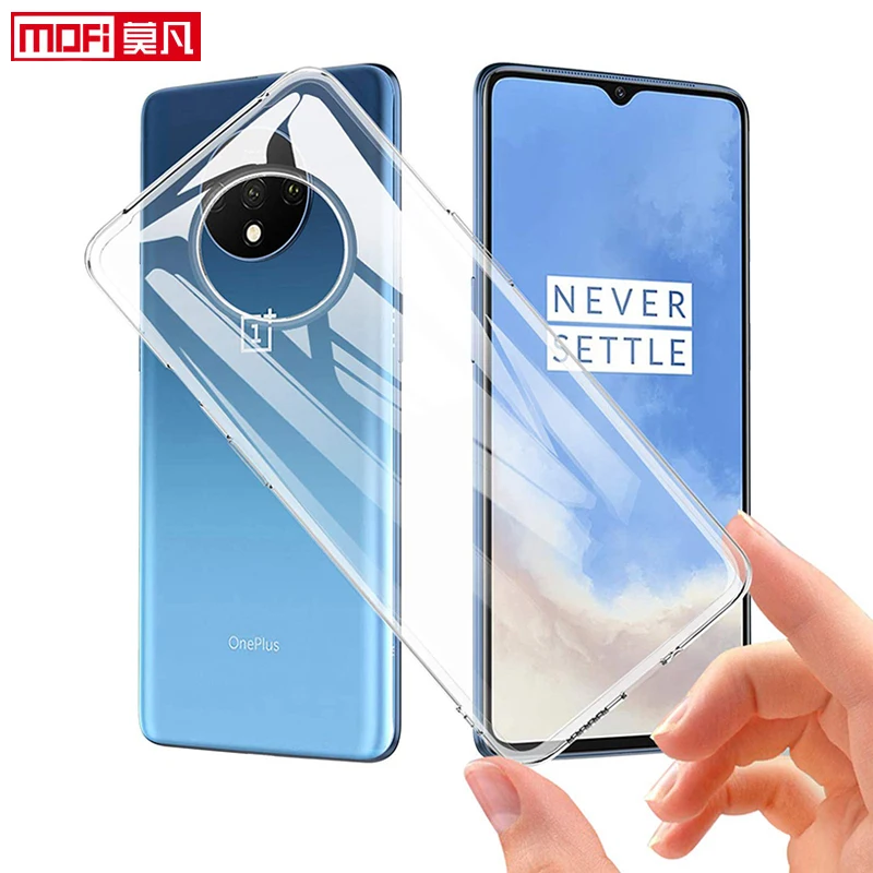 Прозрачный чехол для oneplus 7t pro прозрачный ультра тонкий мягкий из ТПУ и силикона