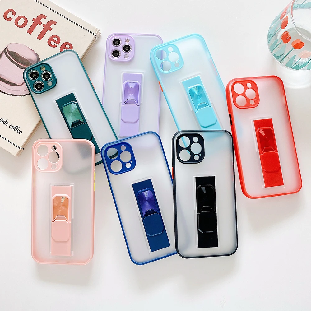 

Camera Protection Stents Magnet Magnetic Suction Phone Case Candy Color for IPhone 12 11 Pro Max XR XS X 7 8 Plus Mini Case PC
