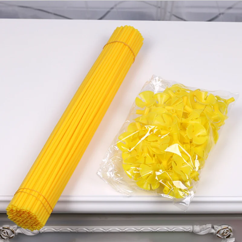 10 шт. 40 см латексные шариковые палочки многоцветные воздушные шары держатель с