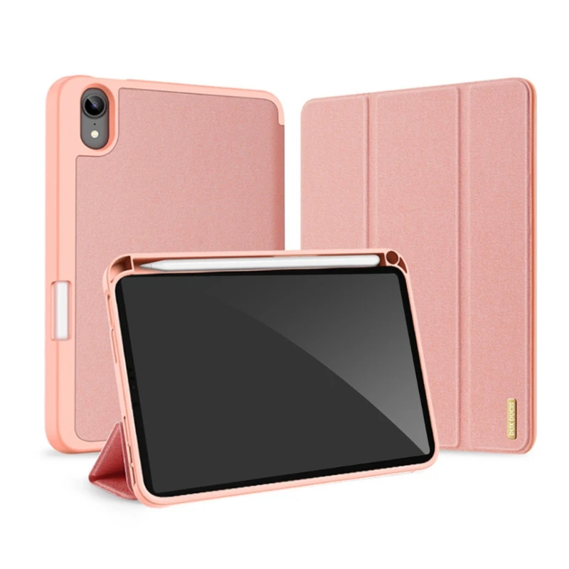 

Full Body Tablet Protective Case Soft TPU Leather Smart Cover with Slim Pencil Slot Auto Wake / Sleep for ipad mini 6
