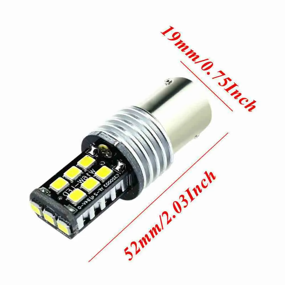 

DC 12V Light 1156 150 15 SMD 360 Brake Tail Light High Power LED Canbus