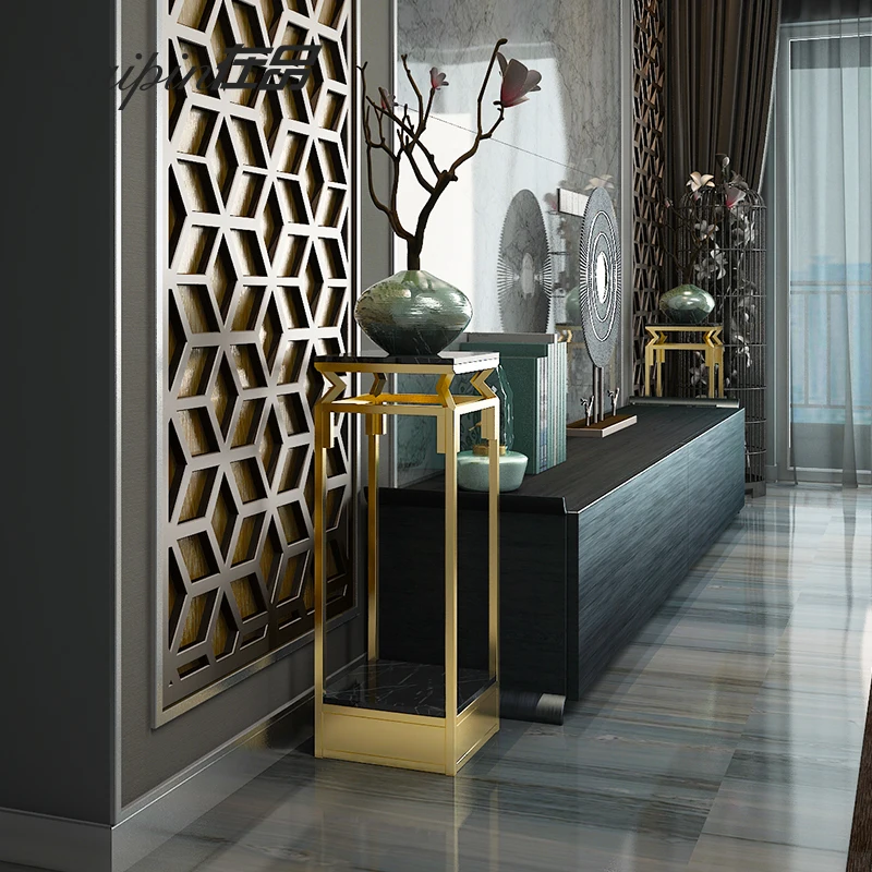 Современная светильник Роскошная мраморная интерьерная простая рамка с цветами