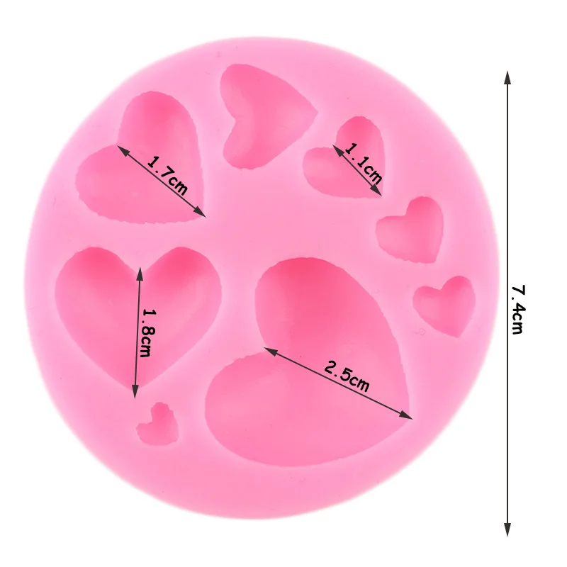 Силиконовая форма для торта в форме сердца|Формы тортов| |