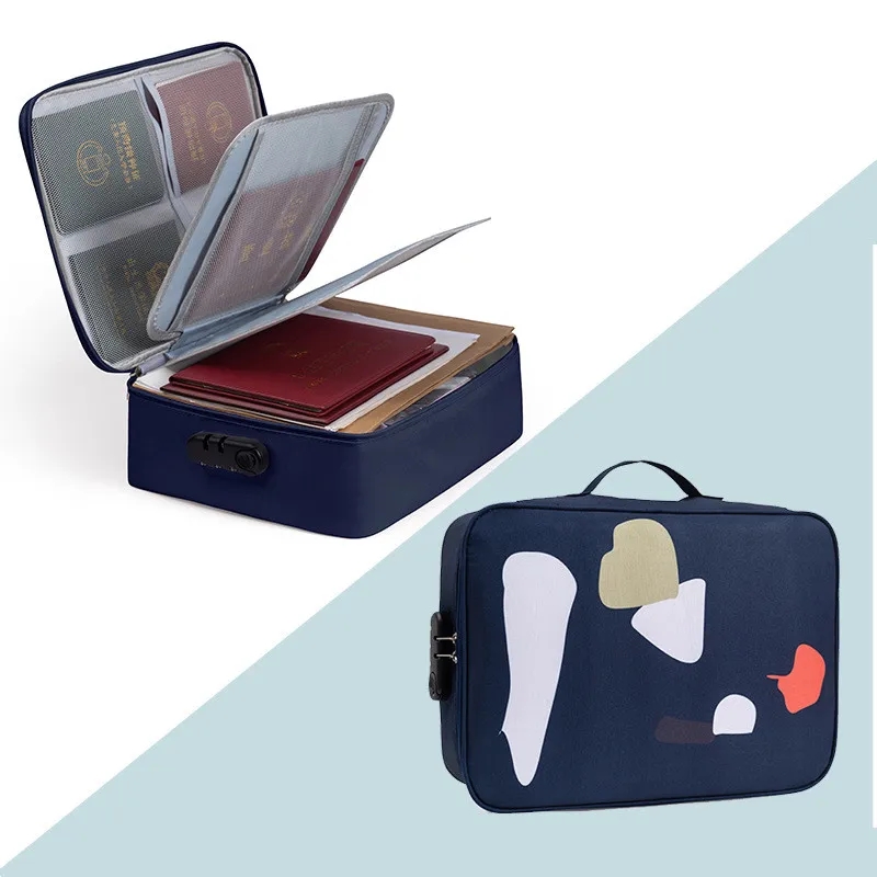 Вместительный водонепроницаемый портфель A4 Docu для мужчин t Pouchs мужские деловые