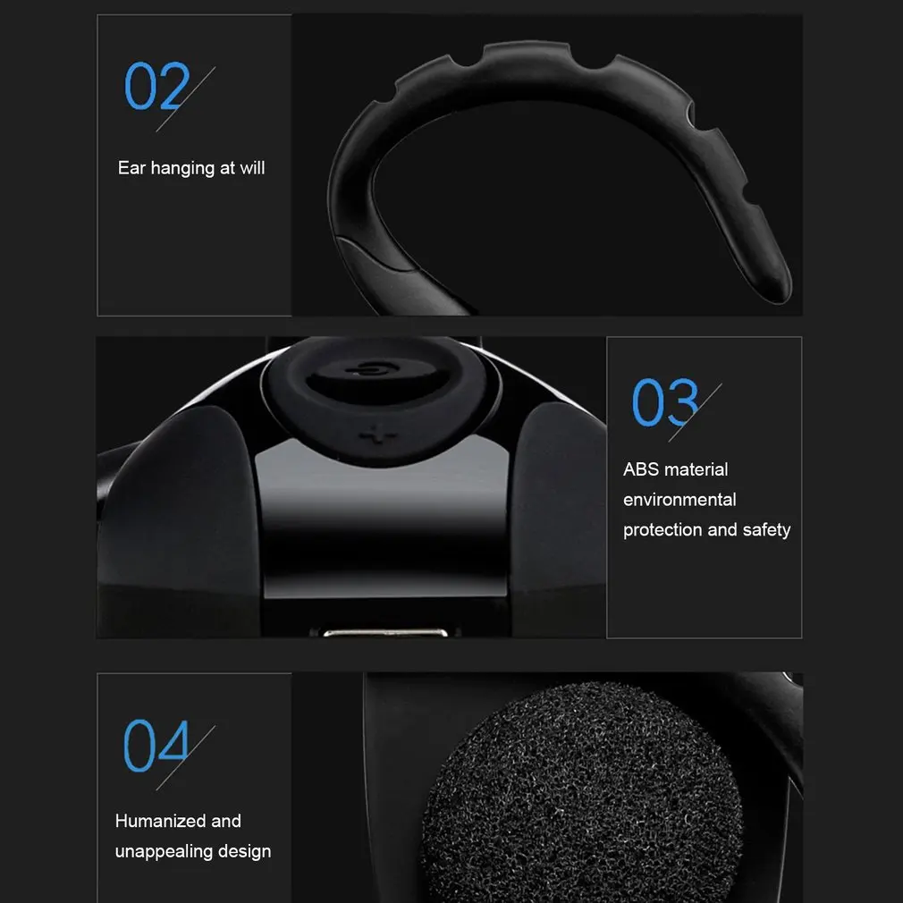 

Wireless Earphone With Rechargeable Microphone Long Standby Driving Car High Sensitivity Wireless Handsfree For PS3 Earphone