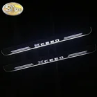 Наклейка на автомобиль, акриловая движусветодиодный светодиодная подсветка, приветственная педаль, Накладка на порог, проход, свет для Kia X ceed Xceed 2019 2020