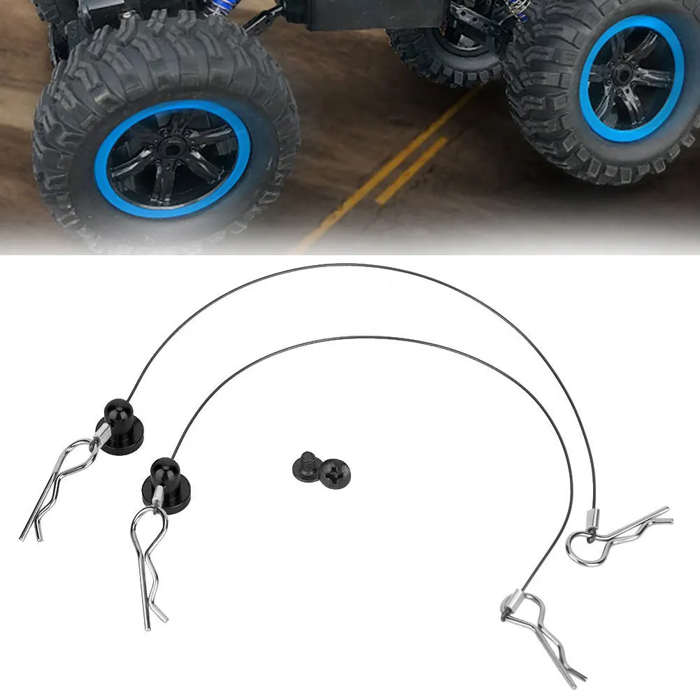 2Pcs 160mm RC Body Shell Clip Metal R Pin Rod Anti-Lost Wire for 1/10 Model Car Fits snugly and is easy to disassemble toy part | Игрушки и