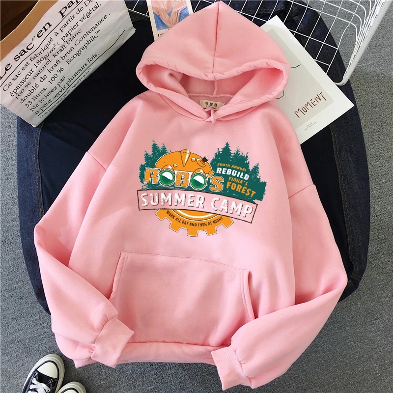 

Summer camp Print Hoodies men and Women Chrono Trigger Hooded Sweatshirt Autumn Winter Fleece Harajuku Cartoon Hoody Pullover