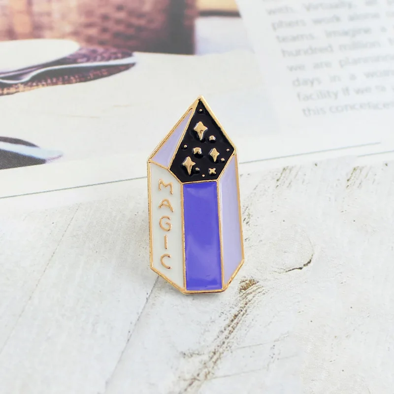 2020 Новинка милый мультяшный волшебный карандаш эмалированная брошь джинсы