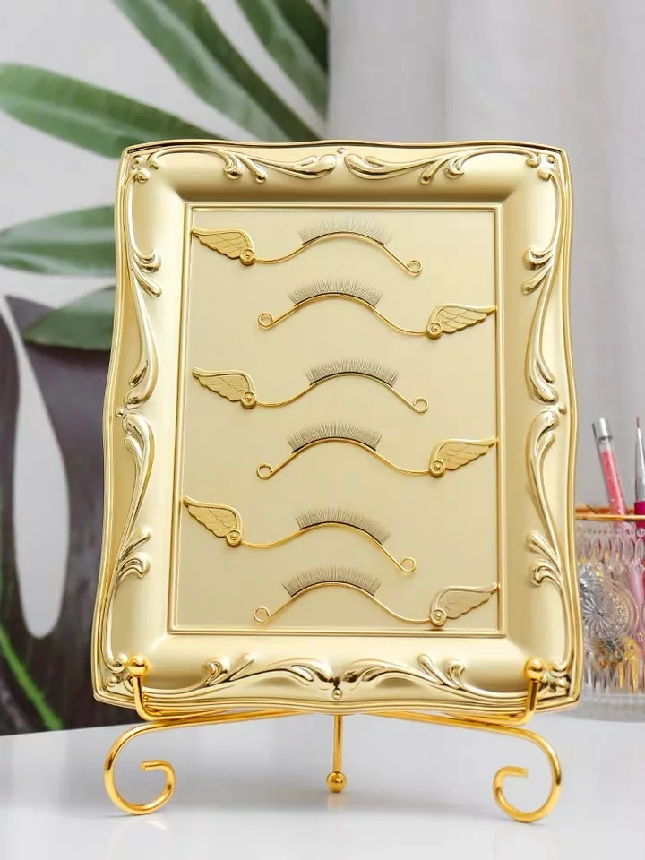False Eyelash Display Stand Extension Storage Rack Eyelashes Try on Effect Exhibit Auxiliary Tool Nail Products | Красота и здоровье